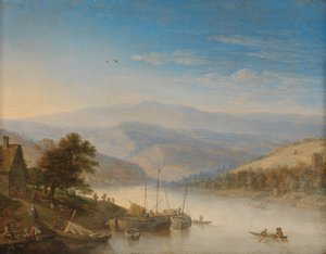 View of the Rhine River near Andernach