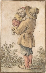 Peasant with Child, 17th century