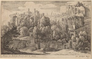 Antique Ruins of an Amphitheatre by Herman van Swanevelt