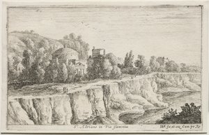 Diverse Views in and around Rome: St. Adriano in Via Flaminia, 1653