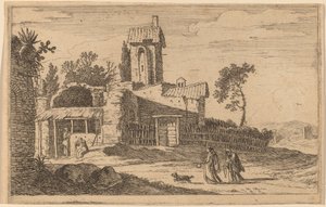 Ruined Building with a Tower