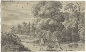 Tobias Frightened by the Fish, Old Testament Scenes (series title)