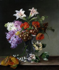 Still Life of Flowers by Hermania Neergaard