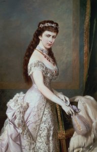 Elizabeth of Bavaria, wife of Franz Joseph I of Austria by Hermann Nigg