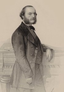 Portrait of the Pianist and Composer Désiré Magnus by Hermann Raunheim