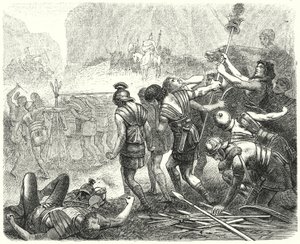 Humiliation of the Roman Army by the Samnites at the Caudine Forks, 321 BC by Hermann Vogel