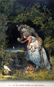Illustration of Vogel for a tale by brothers Jacob and Wilhelm Grimm