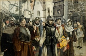 League procession, in Paris by Hermann Vogel