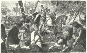The Romans in Germania by Hermann Vogel