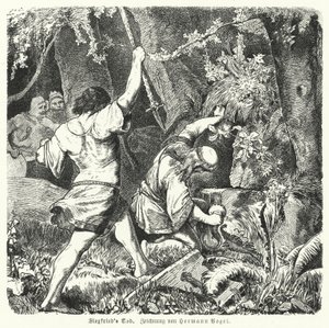 The death of Siegfried by Hermann Vogel