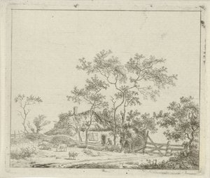 Farm with Four Sheep