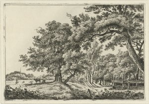 Landscape with Two Cows in the Shade