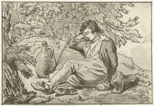 Sleeping Man by Hermanus Fock