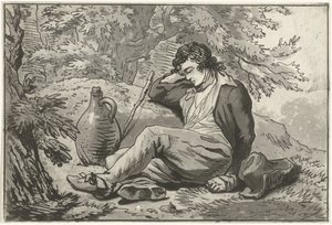 Sleeping Man by Hermanus Fock