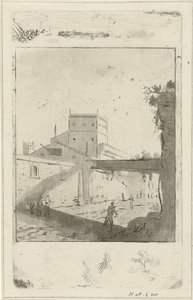Cityscape, Italian Landscape by Hermanus Fock