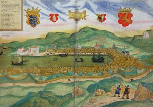 Map of Bergen, from 