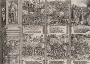 The Marriage of Philip the Fair to Joanna of Austria, Maximilian Recaptures the Occupied Territory by Hieronymus Andreae