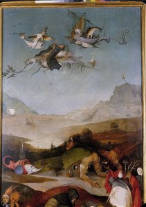 The Temptation of Saint Anthony (Triptych, Detail) by Hieronymus Bosch