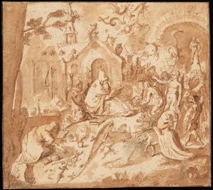 Temptation of St Anthony by Hieronymus Bosch
