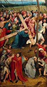 The Christ holding his Cross, The way to Calvary by Hieronymus Bosch