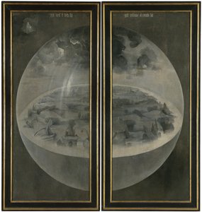 The Garden of Earthly Delights. Triptych, reverse: The Creation by Hieronymus Bosch
