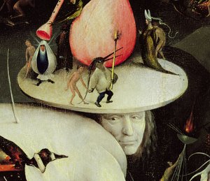 The Garden of Earthly Delights, c.1500 (detail) by Hieronymus Bosch