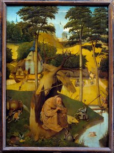 The temptation of Saint Anthony by Hieronymus Bosch