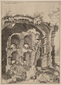 Seventh View of the Colosseum by Hieronymus Cock