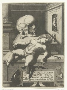 Vanitas with Child and Skull (Hodi mihi kras tibi / Today me, tomorrow you)