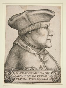 Matthäus Lang, Cardinal-Archbishop of Salzburg by Hieronymus Hopfer