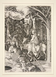 The Flight into Egypt by Hieronymus Hopfer