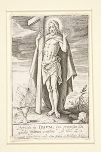Christ as Savior by Hieronymus Wierix