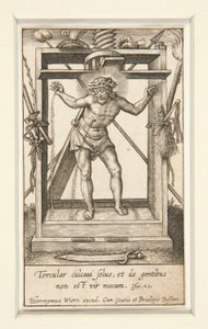 Christ in the Wine Press by Hieronymus Wierix