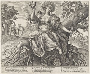 The Golden Age: The Law of Nature by Hieronymus Wierix