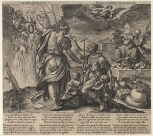 The Two Deaths by Hieronymus Wierx