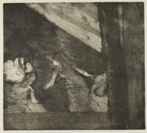 At the Café des Ambassadeurs by Hilaire Germain Edgar Degas