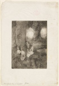 Dancers in the Wings by Hilaire Germain Edgar Degas