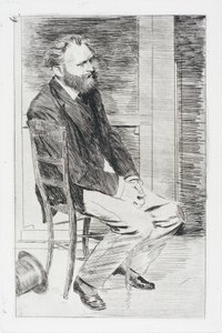 Manet Seated, Turned to the Right