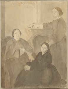Mme. Michel Musson and Her Daughters, Estelle and Désirée