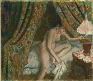 Retiring by Hilaire Germain Edgar Degas