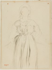 Study for a Portrait of Marguerite de Gas by Hilaire Germain Edgar Degas
