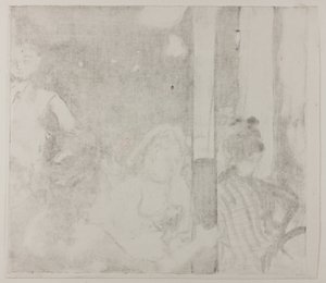 Women in Front of a Café, Evening