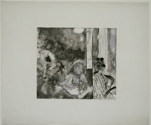 Women on the Terrace of a Café in the Evening