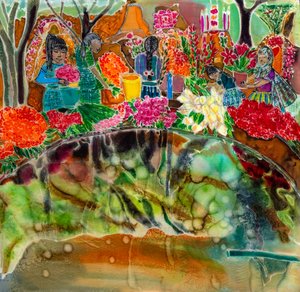 Dressing the Graves, Day of the Dead, Oaxaca by Hilary Simon