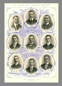 The Cambridge Crew, Oxford and Cambridge Boat Race, 1898