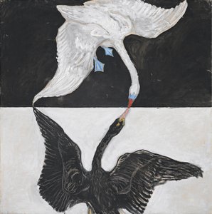 Group IX/SUW, No. 1, The Swan, No. 1 by Hilma af Klint