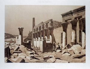 Temple of Venus Athor, Isle of Philae, Egypt by Himely