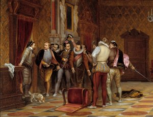 Henri III with the Assassins of the Duke of Guise