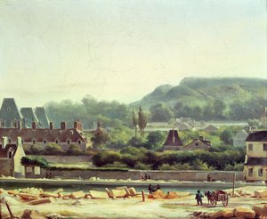 The Hopital Saint-Louis and the Buttes-Chaumont in 1830