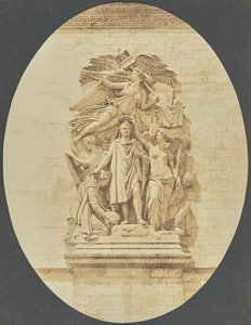 Detail of "The Triumph of 1810," by Jean-Pierre Cortot, Arc de Triomphe by Hippolyte Bayard